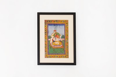 Lot 314 - An Indian gouache miniature