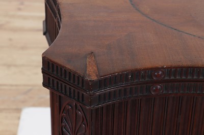 Lot 582 - A George III mahogany card table in the manner of Ince and Mayhew