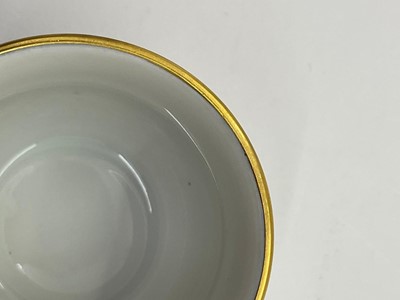 Lot 129 - A Royal Copenhagen 'Flora Danica' porcelain chocolate cup, cover and saucer