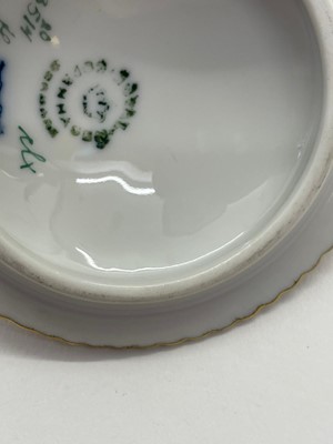 Lot 129 - A Royal Copenhagen 'Flora Danica' porcelain chocolate cup, cover and saucer