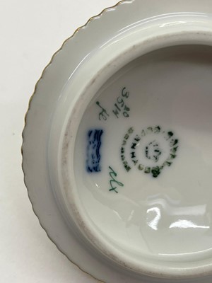 Lot 129 - A Royal Copenhagen 'Flora Danica' porcelain chocolate cup, cover and saucer