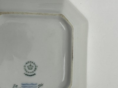 Lot 129 - A Royal Copenhagen 'Flora Danica' porcelain chocolate cup, cover and saucer