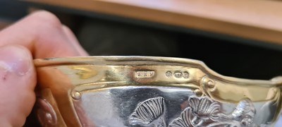 Lot 11 - A German silver and gilt Nef