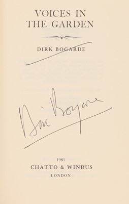 Lot 15 - Dirk BOGARDE, 7 1st, edns in DWs, All SIGNED (inscribed & Signed)