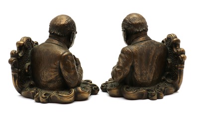 Lot 137 - A pair of Winston Churchill bookends