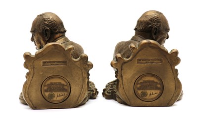 Lot 137 - A pair of Winston Churchill bookends