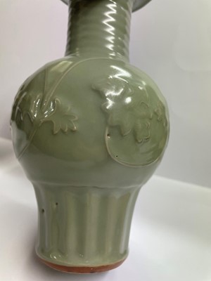 Lot 83 - A Chinese celadon vase