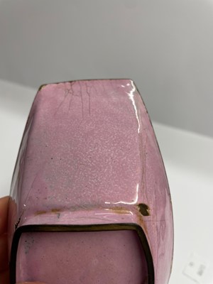 Lot 84 - A Chinese painted enamel tea bowl and tray