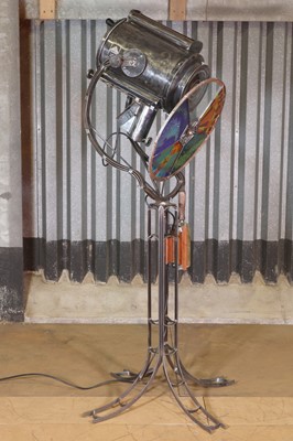 Lot 1 - A theatre spotlight lamp