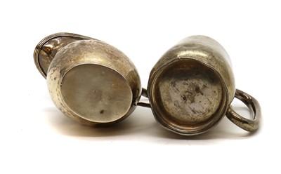 Lot 55 - A silver Christening mug