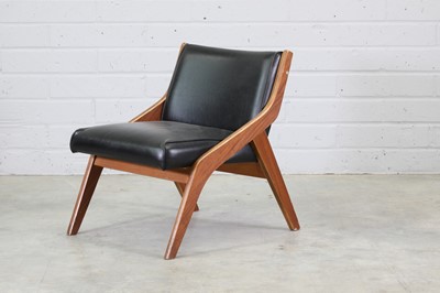 Lot 389 - A walnut 'Coffee' armchair