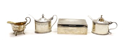 Lot 58 - A George III silver mustard pot