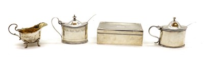 Lot 58 - A George III silver mustard pot