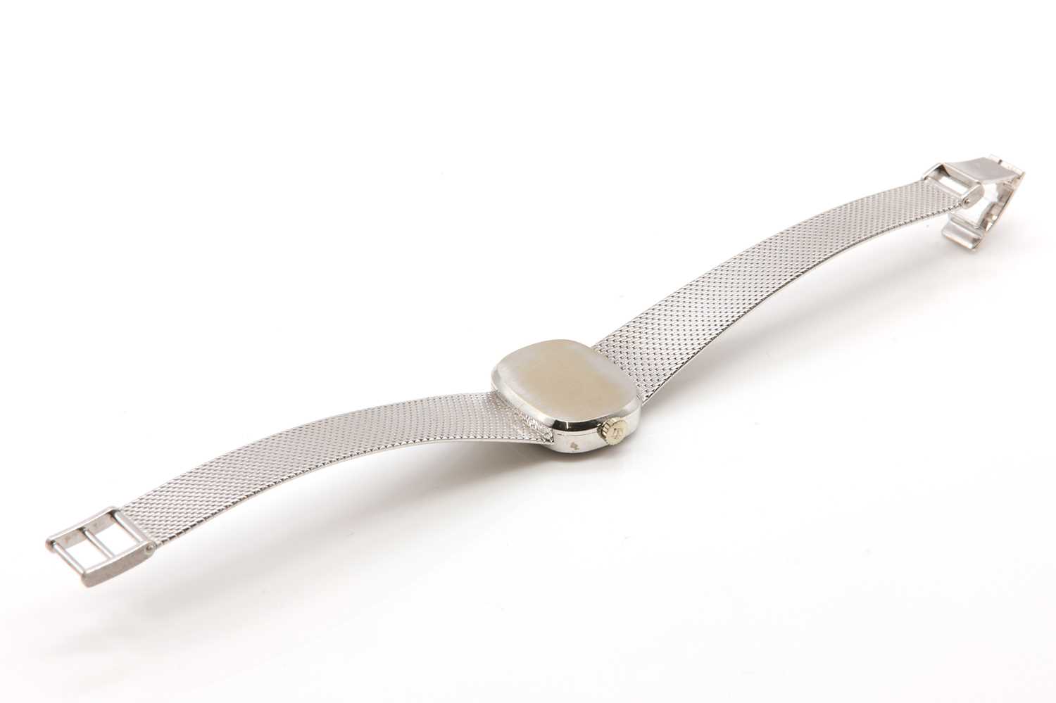 Lot 437 A ladies' 18ct white gold Tissot mechanical