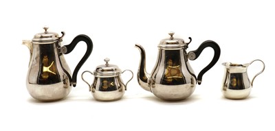 Lot 47 - A silver plated Christofle tea service