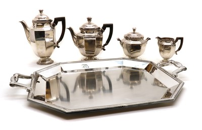 Lot 54 - A Christofle silver plated tea and coffee service