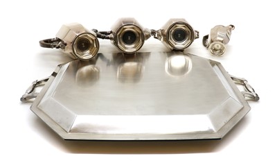 Lot 54 - A Christofle silver plated tea and coffee service