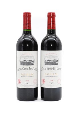 Lot 64 - Chateau Grand-Puy-Lacoste, Pauillac, 1996 (2)