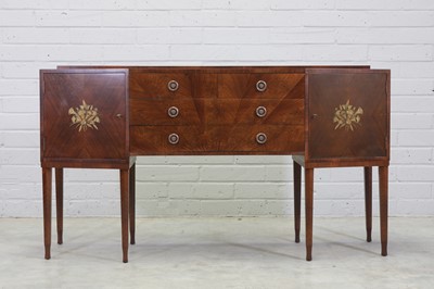 Lot 177 - An Art Deco mahogany and inlaid sideboard