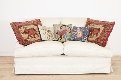Lot 379 - A group of five cushions
