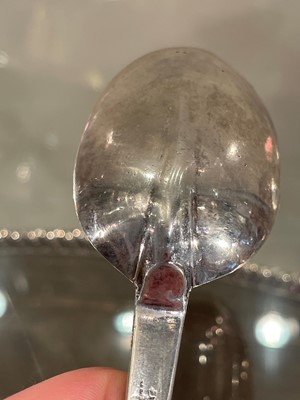 Lot 106 - A William III East Anglian provincial silver trefid spoon