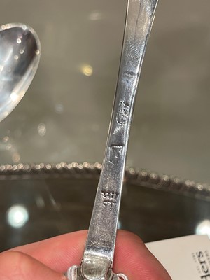 Lot 106 - A William III East Anglian provincial silver trefid spoon
