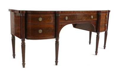 Lot 365 - A William IV mahogany sideboard