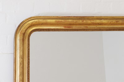 Lot 299 - A large giltwood overmantel mirror