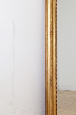 Lot 299 - A large giltwood overmantel mirror