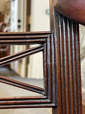 Lot 300 - A set of twelve George III mahogany dining chairs