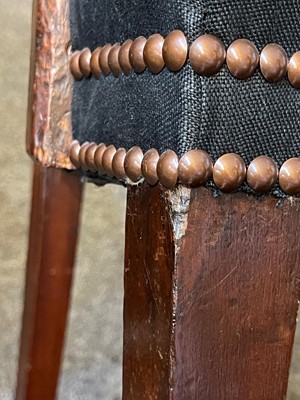 Lot 300 - A set of twelve George III mahogany dining chairs