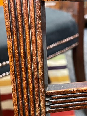 Lot 300 - A set of twelve George III mahogany dining chairs