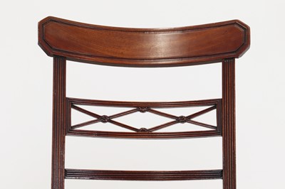 Lot 300 - A set of twelve George III mahogany dining chairs