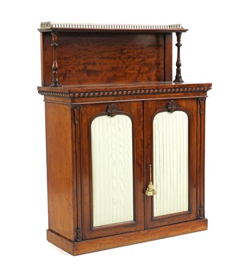 Lot 377 - A small William IV mahogany chiffonier