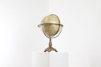 Lot 194 - A French ten-inch terrestrial globe