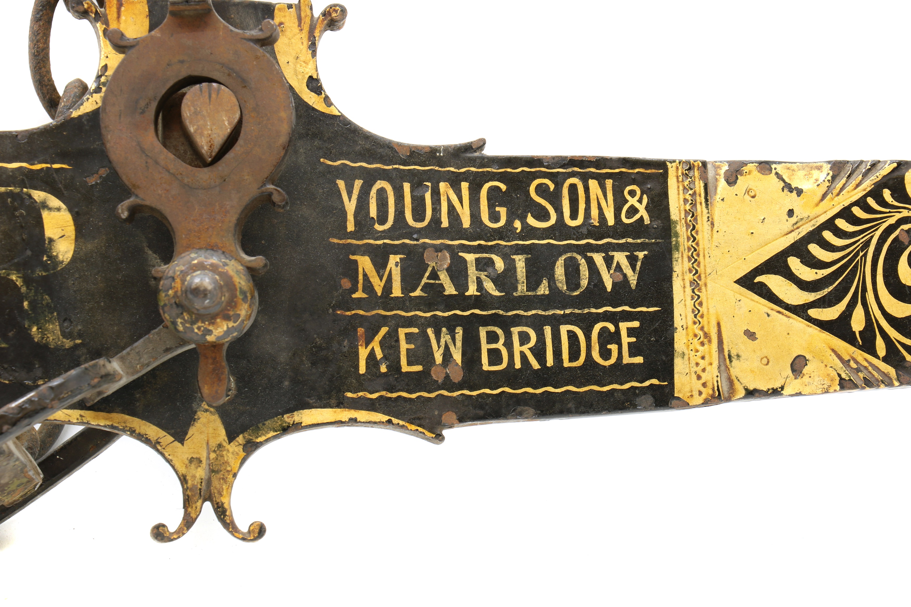 Lot 291 A large Victorian parcelgilt commercial