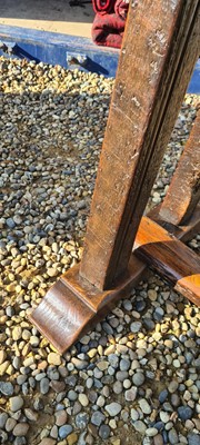 Lot 310 - An oak refectory table