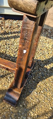 Lot 310 - An oak refectory table