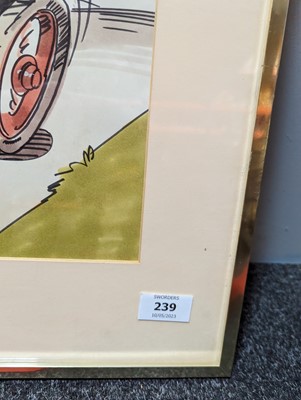 Lot 239 - A Tetley Tea advertising cartoon