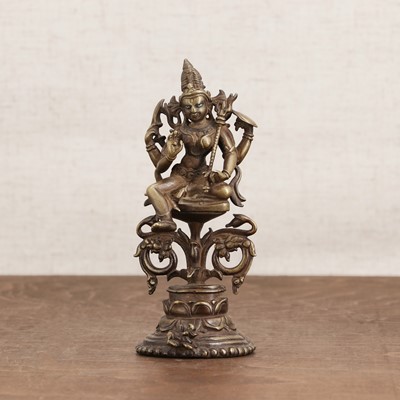 Lot 366 - A bronze bodhisattva