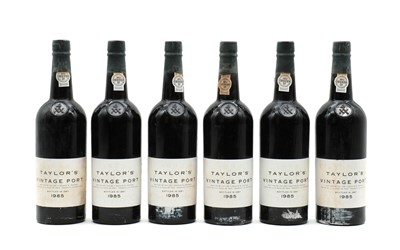 Lot 222 - Taylors, Vintage Port, 1985 (6, OWC)