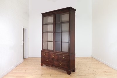 Lot 509 - A George III mahogany bookcase