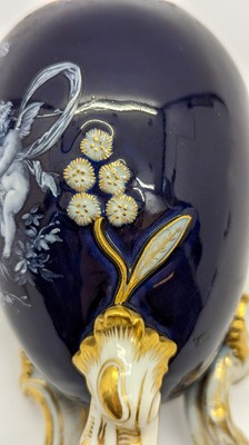 Lot 119 - A pair of Limoges enamel vases
