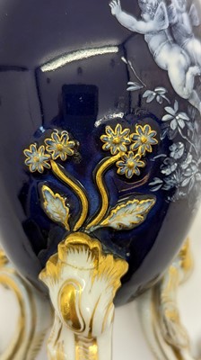 Lot 119 - A pair of Limoges enamel vases