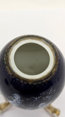 Lot 119 - A pair of Limoges enamel vases