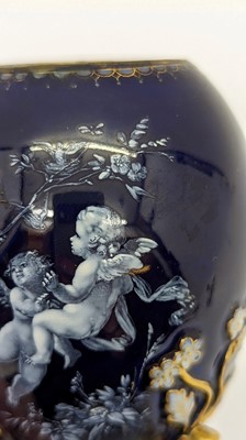 Lot 119 - A pair of Limoges enamel vases