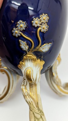 Lot 119 - A pair of Limoges enamel vases