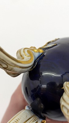 Lot 119 - A pair of Limoges enamel vases