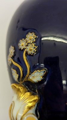 Lot 119 - A pair of Limoges enamel vases