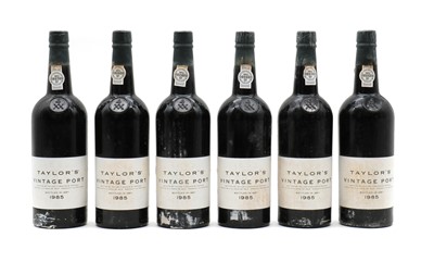 Lot 221 - Taylors, Vintage Port, 1985 (6, OWC)